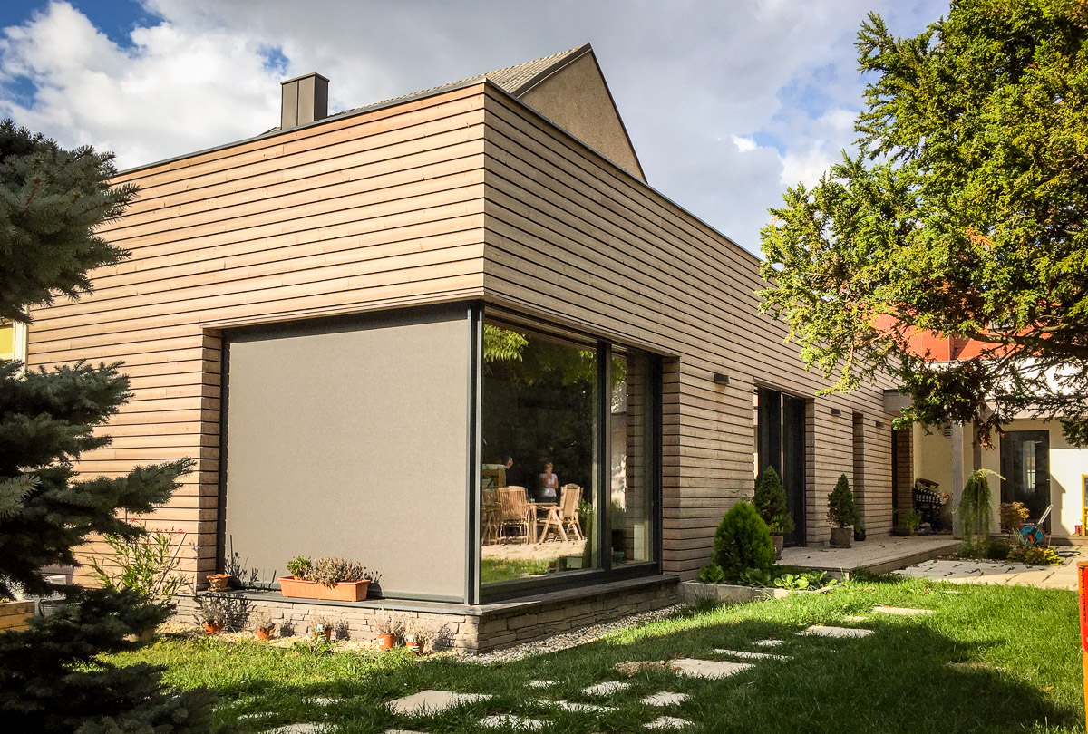  smartwin v novej, zadnej časti domu. autor projektu: Createrra 